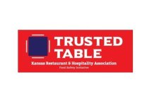 TRUSTED TABLE KANSAS RESTAURANT & HOSPITALITY ASSOCIATION FOOD SAFETY INITIATIVE