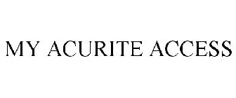 MY ACURITE ACCESS