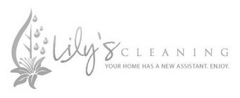 LILY'S CLEANING YOUR HOME HAS A NEW ASSISTANT. ENJOY.