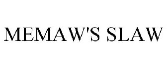 MEMAW'S SLAW