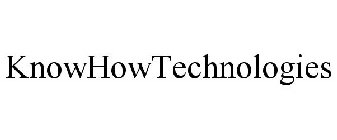 KNOWHOWTECHNOLOGIES