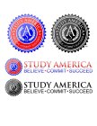STUDY AMERICA BELIEVE COMMIT SUCCEED