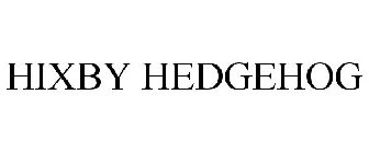 HIXBY HEDGEHOG