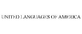 UNITED LANGUAGES OF AMERICA