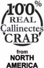 100% REAL CALLINECTES CRAB FROM NORTH AMERICA