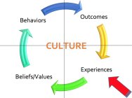 CULTURE BEHAVIORS OUTCOMES EXPERIENCES BELIEFS/VALUES