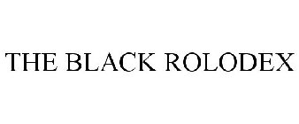 THE BLACK ROLODEX