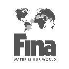 FINA WATER IS OUR WORLD