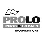 M PROLO PROS & LOCALS MOMENTUM