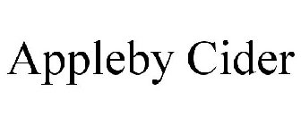 APPLEBY CIDER