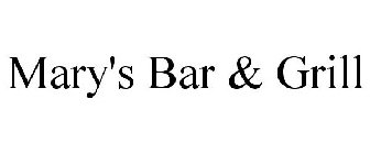 MARY'S BAR & GRILL