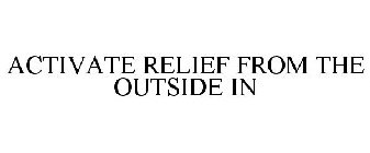 ACTIVATE RELIEF FROM THE OUTSIDE IN