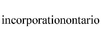 INCORPORATIONONTARIO