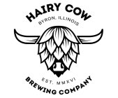 HAIRY COW BREWING COMPANY BYRON, ILLINOIS EST. MMXVI