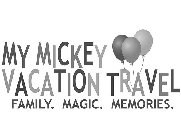 MY MICKEY VACATION TRAVEL FAMILY. MAGIC. MEMORIES.
