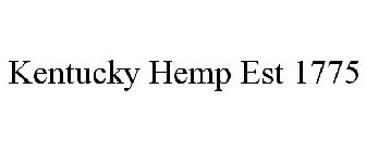 KENTUCKY HEMP EST 1775