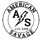 AMERICAN SAVAGE EST. 1985 A S
