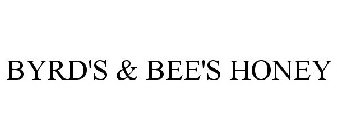 BYRD'S & BEE'S HONEY