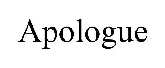 APOLOGUE