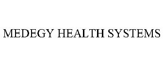 MEDEGY HEALTH SYSTEMS