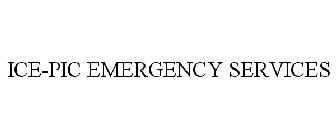 ICE-PIC EMERGENCY SERVICES