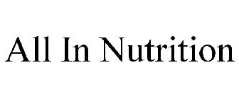 ALL IN NUTRITION