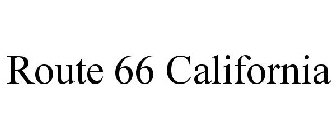 ROUTE 66 CALIFORNIA
