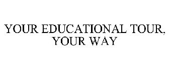 YOUR EDUCATIONAL TOUR, YOUR WAY