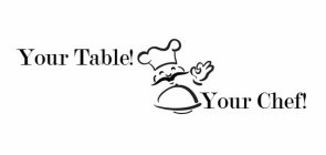 YOUR TABLE! YOUR CHEF!