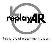 REPLAYAR THE FUTURE OF PRESERVING THE PAST.