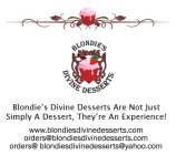 BLONDIE'S DIVINE DESSERTS