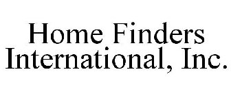 HOME FINDERS INTERNATIONAL, INC.