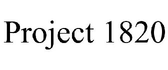 PROJECT 1820