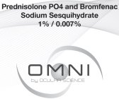 PREDNISOLONE PO4 AND BROMFENAC SODIUM SESQUIHYDRATE 1% / 0.007% OMNI BY OCULAR SCIENCE