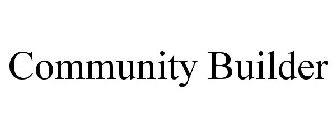 COMMUNITY BUILDER