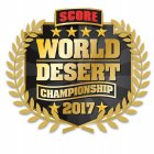 WORLD DESERT CHAMPIONSHIP SCORE 2017