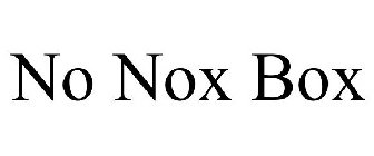 NO NOX BOX