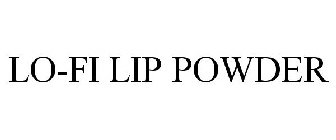 LO-FI LIP POWDER