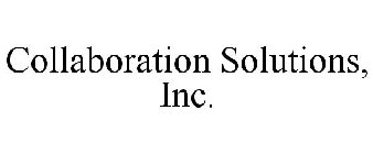 COLLABORATION SOLUTIONS, INC.