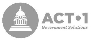 ACT·1 GOVERNMENT SOLUTIONS