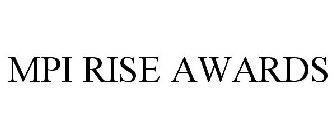 MPI RISE AWARDS