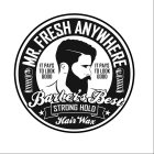 MR. FRESH ANYWHERE, IT PAYS TO LOOK GOOD, BARBER'S BEST, STRONG HOLD, HAIR WAX