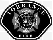 TORRANCE FIRE EST. 1912 CLASS ONE A BALANCED CITY TORRANCE INDUSTRIAL · RESIDENTIAL · COMMERCIAL