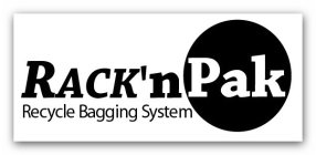 RACK'NPAK RECYCLE BAGGING SYSTEM
