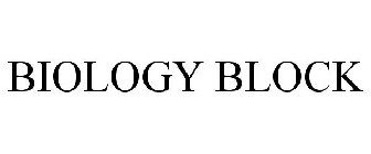 BIOLOGY BLOCK