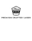 HOUSE BEER PREMIUM CRAFTED LAGER