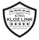 SEBASTIAN KING'S KLOZ LINK PERFECTION IN THE MAKING