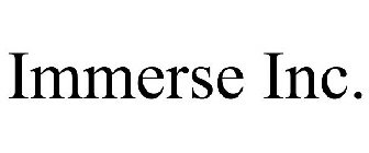 IMMERSE INC.