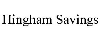 HINGHAM SAVINGS