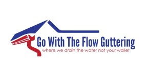 GO WITH THE FLOW GUTTERING WHERE WE DRAIN THE WATER NOT YOUR WALLET
